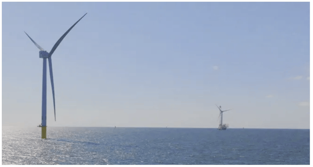 GE Haliade-X turbines as part of the Vineyard Wind 1 project south of Martha's Vineyard.